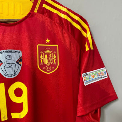 Spain 2024 Home Soccer Jersey – Player Edition