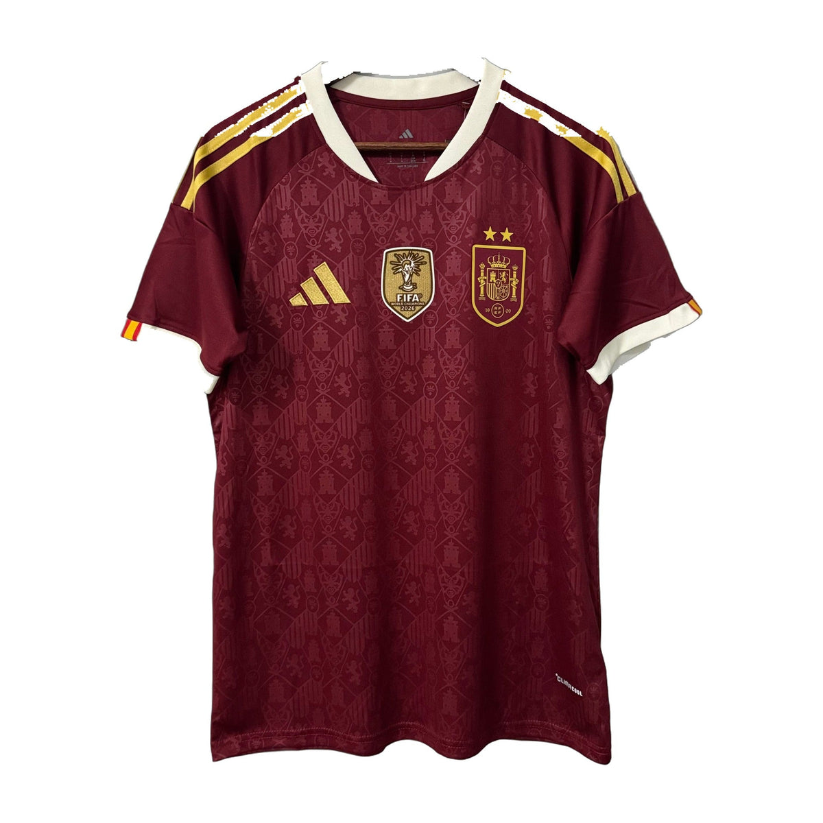 Spain 2026 Wine Red Champions Special Soccer Jersey