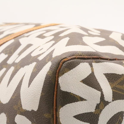LOUIS VUITTON Monogram Graffiti Keepall 50 Boston Bag - AWL1430