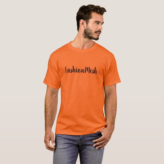 Men's Basic T-Shirt Orange