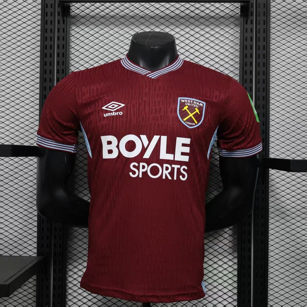 West Ham United 2025/26 Home Soccer Jersey – Player Edition