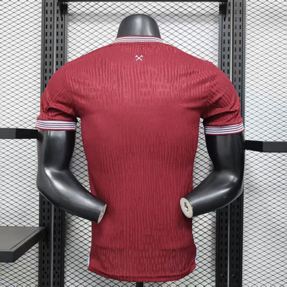 West Ham United 2025/26 Home Soccer Jersey – Player Edition