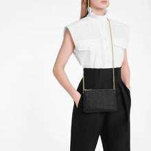 Load image into Gallery viewer, Louis Vuitton Double Zip Pochette Black
